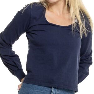 Peter Millar Deep Blue Long Sleeve Tee